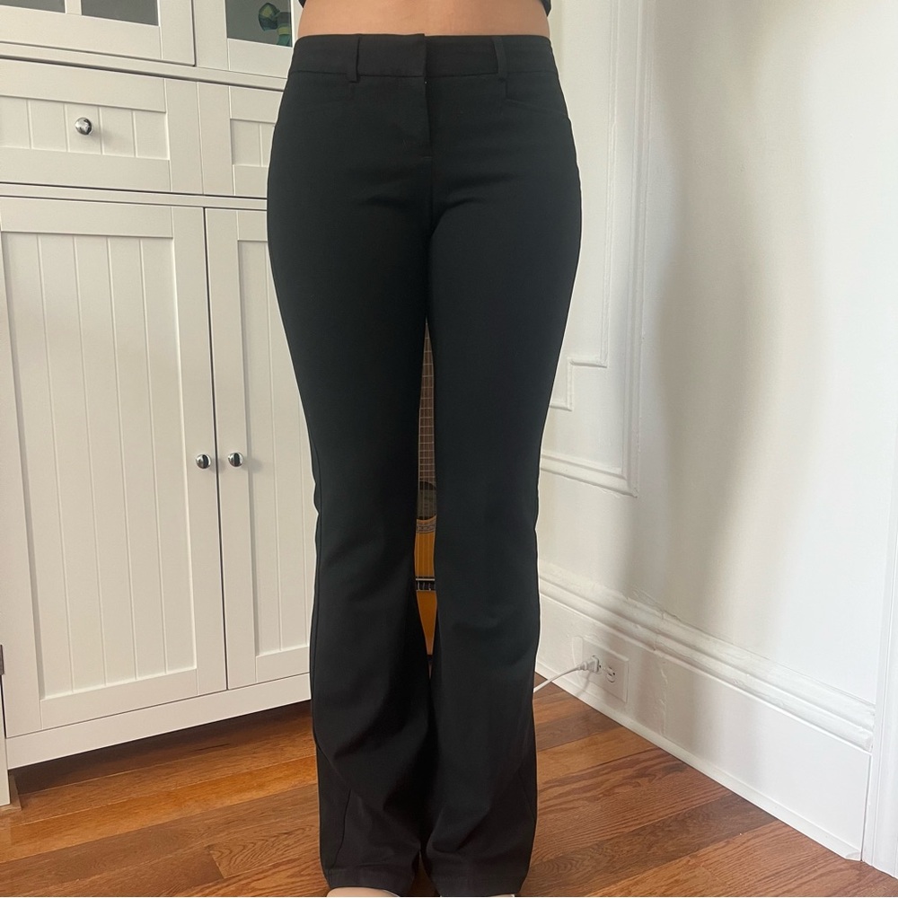 Express Low Rise Black Flared Pants
